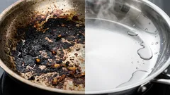 Ako vyčistiť panvice od usadenín bez drahých chemikálií: lacný roztok za hodinu premení riad na nový